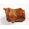 Image 4 : Hand Tooled Miniature Western Saddle on Stand