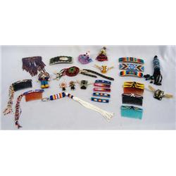 Large Collection Zuni/Navajo Bead Work