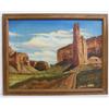 Image 1 : Framed Oil Landscape Painting by Whitesinger