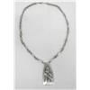 Image 2 : Native American Hopi Necklace Sterling Silver Overlay
