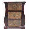 Image 1 : Wood Treasure Box Brass Trim