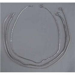 Sterling Silver Chains-3 pcs.
