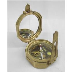 1950s Brass Natural Sine Miner's Compass