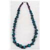 Image 1 : Native American Navajo Turquoise & Amethyst Necklace