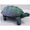 Image 2 : Green Glass Turtle Container w/Lid