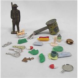 WWI Cast Iron Soldier Plus Toys