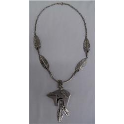 Navajo sterling silver necklace