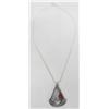 Image 1 : Necklace Agate Pendant Hallmark R. Sunbird