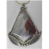 Image 2 : Necklace Agate Pendant Hallmark R. Sunbird
