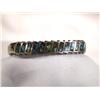 Image 1 : Navajo Silver Turquoise Inlay Bracelet