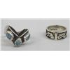 Image 4 : Native American Navajo Zuni Ring Collection