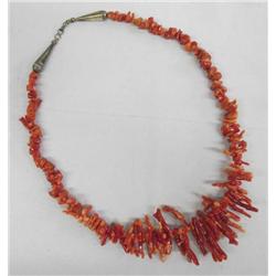 Red Branch Coral Necklace