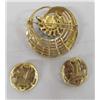 Image 2 : 1960s Artco Pin & Earrings Set