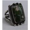 Image 1 : 1930s-40s Navajo Green Turquoise Ring