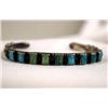 Image 1 : 1950s Navajo Silver Turquoise Bracelet