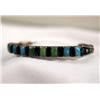 Image 2 : 1950s Navajo Silver Turquoise Bracelet