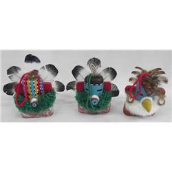 3 Hopi Hanging Kachinas
