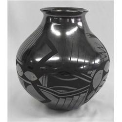 Mata Ortiz Black On Black Pottery By Luci Soto