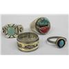 Image 2 : Collection Native American Navajo & Zuni Rings