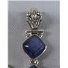 Image 3 : Lapis and Sterling Silver Cross Pendant