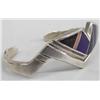 Image 3 : Southwest Sterling Lapis Bracelet