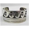 Image 2 : Native American Hopi Cuff Bracelet Hallmark