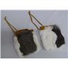 Image 1 : 2 Northwest Canadian Rabbit Fur Pouches