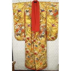 Japanese Man's Ceremonial Kimono & Hanger