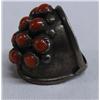 Image 5 : Native American Coral Pendant Neckalce & Ring Set