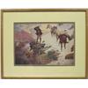 Image 1 : Large Framed C.M. Russell Print