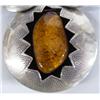 Image 3 : Sterling Silver Reversible Necklace w/Amber Pendant