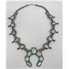 Image 1 : Native American Navajo Squash Blossom Necklace