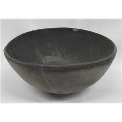 Prehistoric Mimbres Black Burnished Bowl