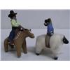 Image 2 : Navajo Figures Riding Sheep & Horse