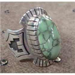 Navajo Royston Turquoise Ring by Alton Bedonie