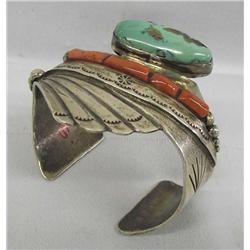 Native American Navajo Cuff Bracelet Hallmark PA