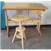 Image 1 : Drafting Table & Stool, MUST BE PICKED UP