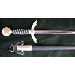 WWII 1st Model Luftwaffe Officer Sword & Scabbard