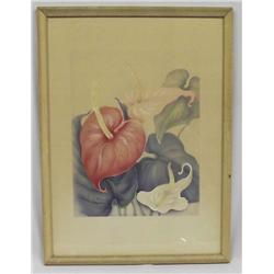 Original Watercolor by Hawaiian Artist Tip Freeman