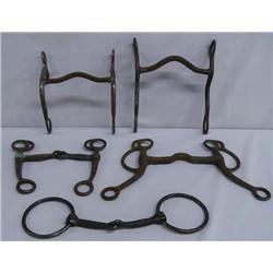 5 Vintage Western Horse Bits