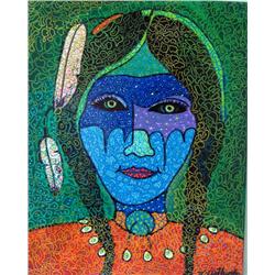 Kills Thunder Painting "Pattern Princess"