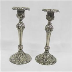 Pair Godinger Candle Sticks