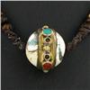 Image 2 : Tibet Shell Agate Bead Choker Necklace (JEW-3191)
