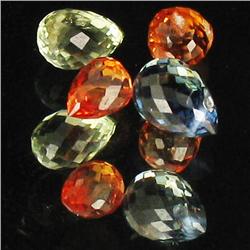 1.46ct Mixed Color Sapphire Briolette Parcel (GEM-37927)