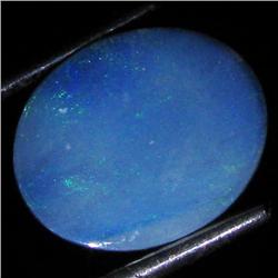2.5ct Australian Black Opal Doublet Full Fire (GEM-35940)