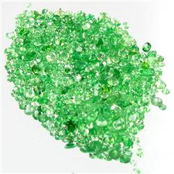1.02ct Green Tsavorite Garnet Round Cut Parcel (GEM-38410)