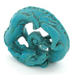 Turquiose Color Chinese Netsuke (ANT-1805)