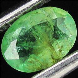 0.4ct Green Zambian Emerald Oval (GEM-29979E)