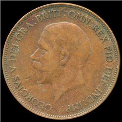 1932 British Geo V 1p XF (COI-8935)