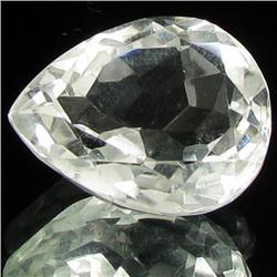 21.46ct White Quartz Pear (GEM-29556B)